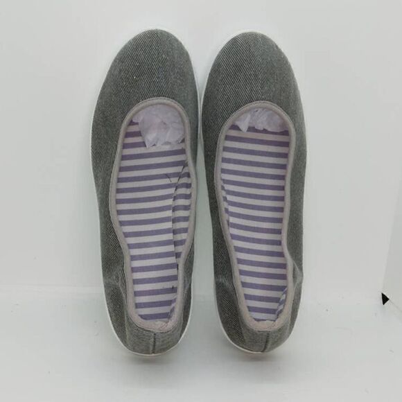 Women's Pre-owned Sparkle Gray Wedge Slip-ons - Size: 10 - Picture 3 of 5